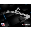 FIAT 500 ABARTH Performance Exhaust by MADNESS - Dual Tip / Dual Exit - Black Tips